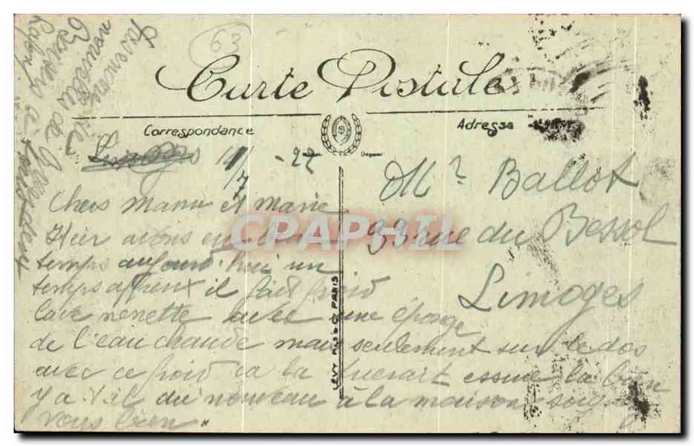 ला बौर्बौले — बाराज के रास्ता — LL. — 87 - पीछे