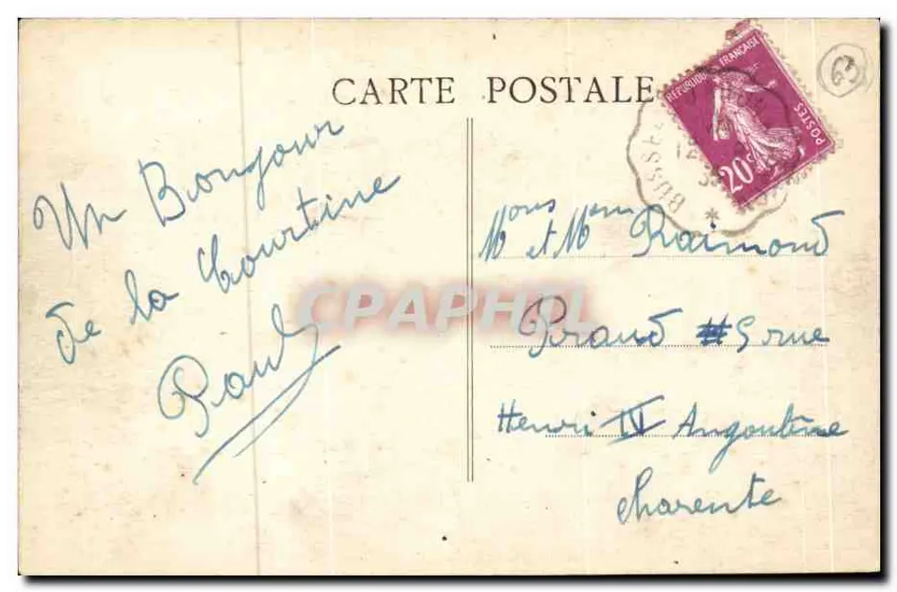 La Bourboule (P. de-D.) — Vista Geral — Editor P. de-D. - Verso