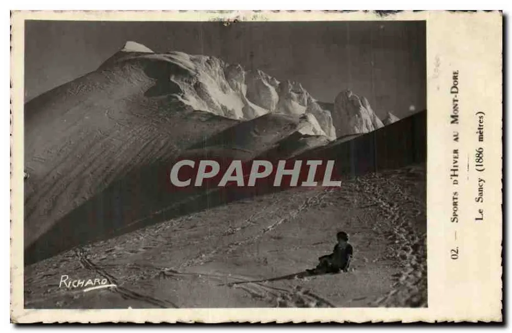 Esportes de inverno no Mont-Dore — O Sancy (1886 metros) — Richard - Frente