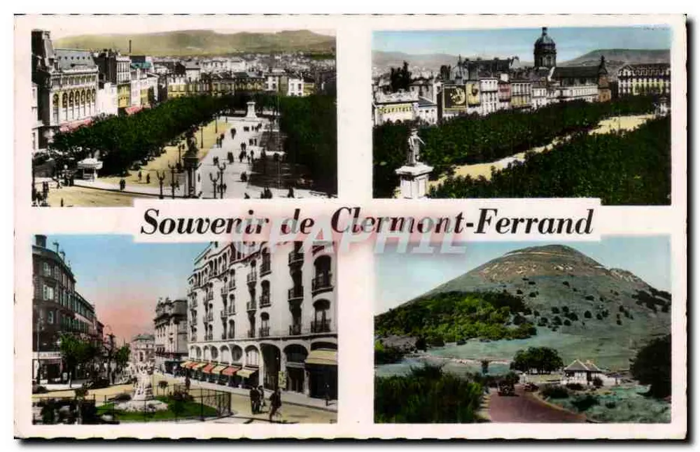 Clermont-Ferrand — Lembrete de Clermont-Ferrand — editor Réal-Photo, n° 92 - Frente