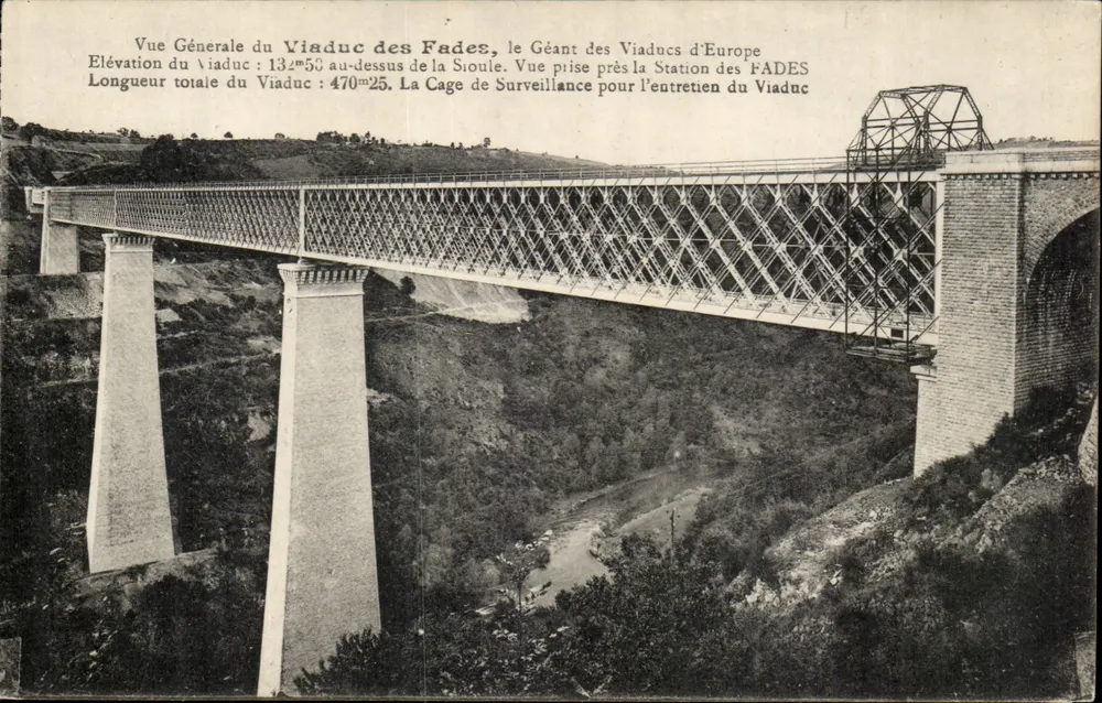 Viaduc des Fades — der Riese der Brücken Europas — Cliché Michel - Vorderseite