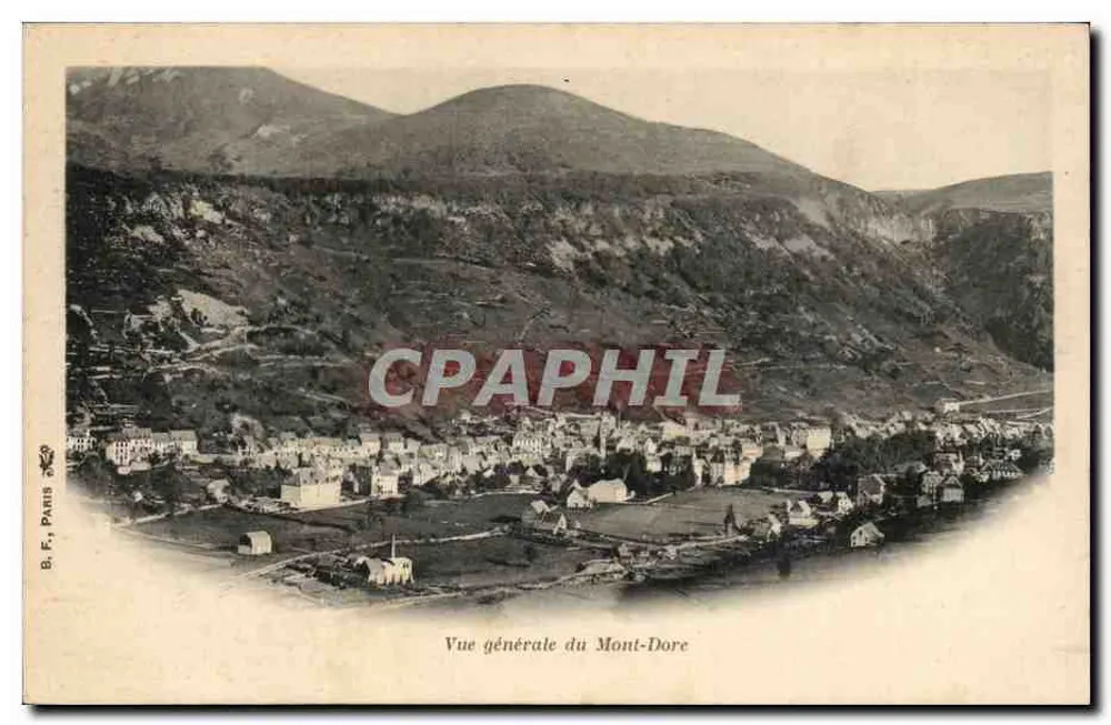 Vista geral do Mont-Dore — B. F., Paris - Frente