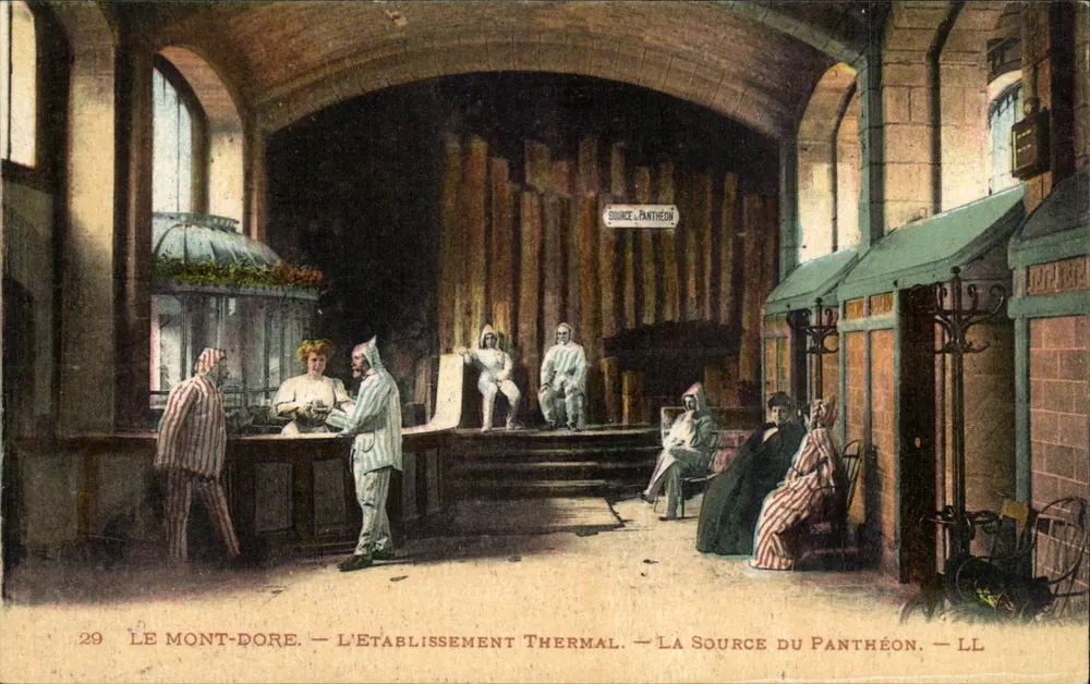 Il Mont-Dore — L'Establishimento Termale — La Fonte del Panthéon — LL - Recto