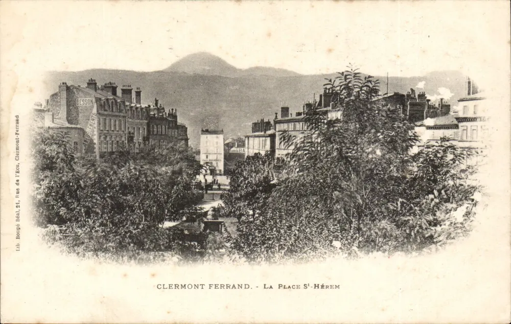 Clermont-Ferrand - A Place Saint-Hérem — Besson, editor - Frente