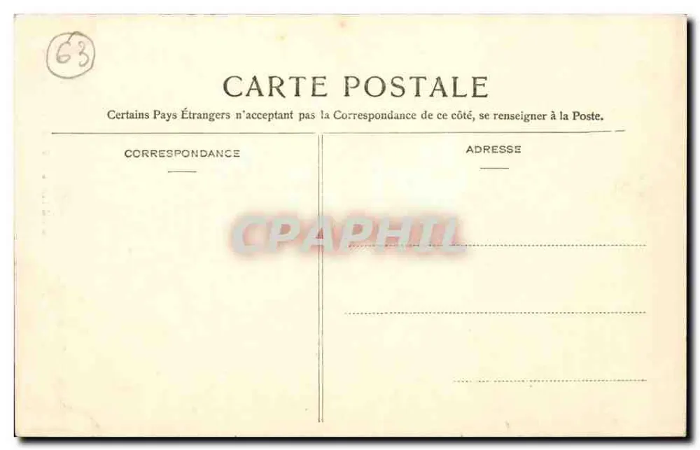 Clermont-Ferrand — Südtor der N.D. du Port (11. Jahrhundert) — L'Auvergne illustrée, Nr. 29 - Rückseite