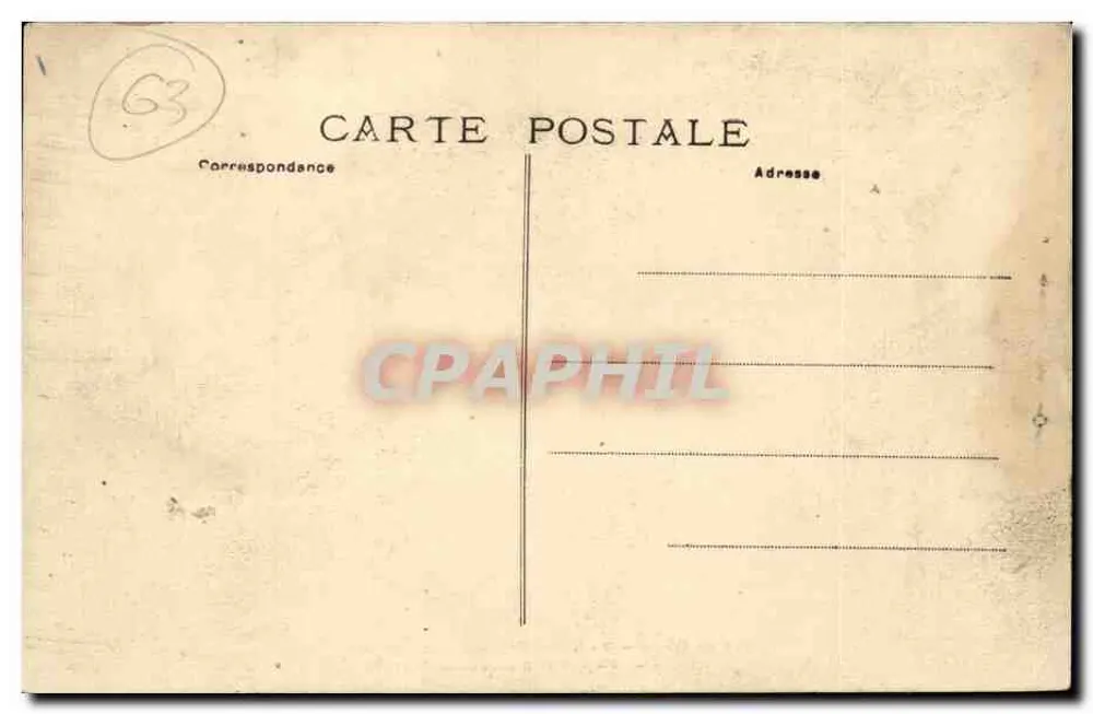 Riom - Caserma d'Anterroche — 105° Reggimento d'Infanteria — editore M.T. I.L. - Verso