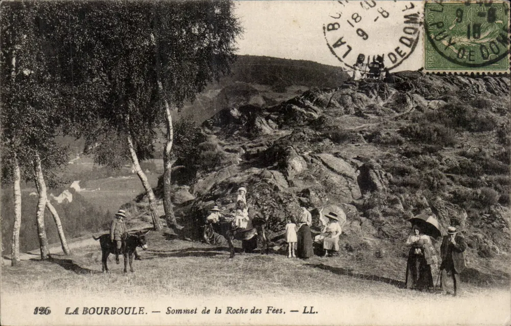 La Bourboule — Top van de Roche des Fées — LL. — Uitgever LL. - Voorkant
