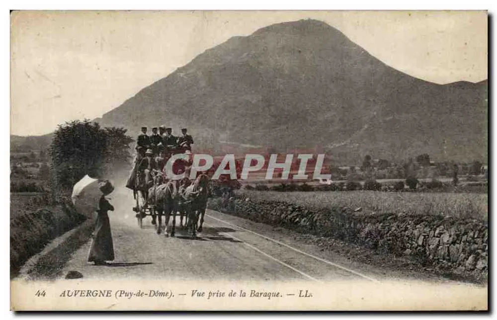 Auvergne (Puy-de-Dôme) — Ansicht von der Baraque — LLs - Vorderseite