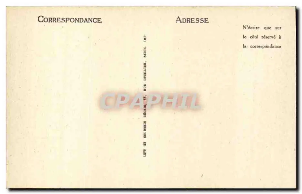 O Mont-Dore — O Puy de Sancy — editor Letellier, n° 112 - Verso