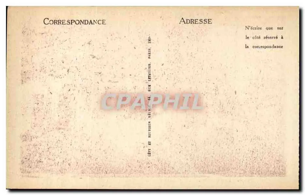 Clermont-Ferrand aus Sicht des Observatoriums des Puy-de-Dôme — Cliché Plazanet — Nr. 6 - Rückseite