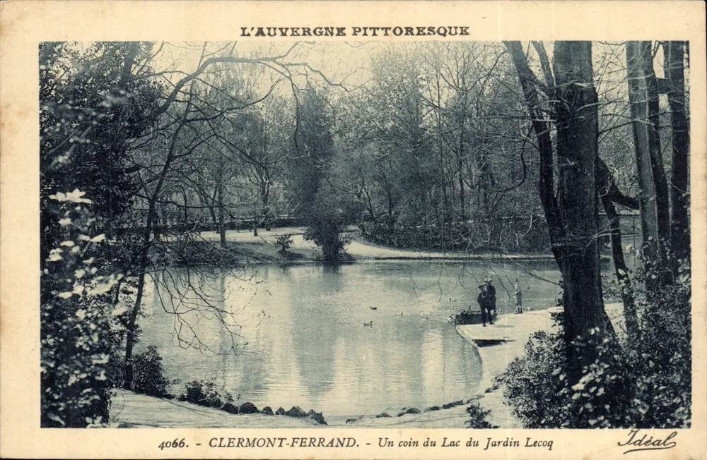 Clermont-Ferrand — Ein Eckbereich des Sees Jardin Lecoq — Idéal, n° 4066 - Vorderseite