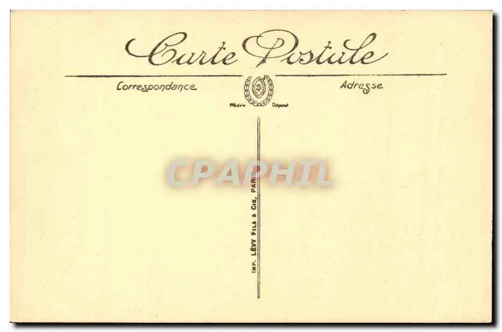Clermont-Ferrand — Estátua de Blaise Pascal — LL - Verso