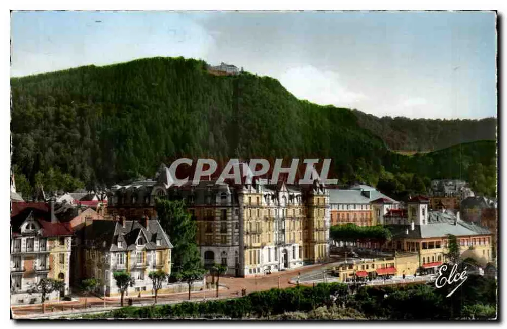 La Bourboule (P.-de-D.) — Das Hotel Métropole und der Funicular von Charlannes — Verlag Elcé, Nr. 2558 - Vorderseite