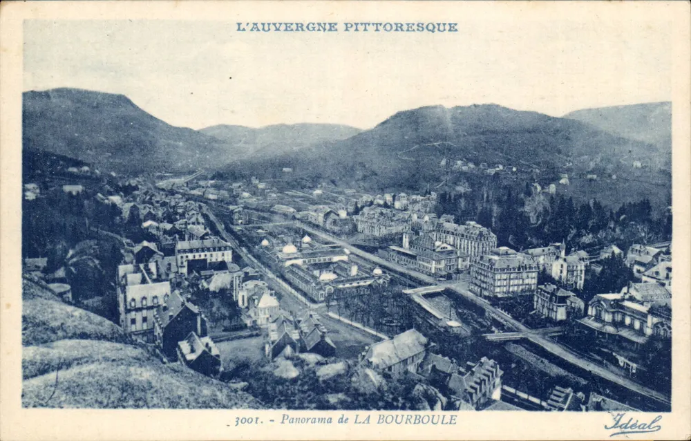 La Bourboule — Panorama — Editor Ideal, n° 3001 - Frente