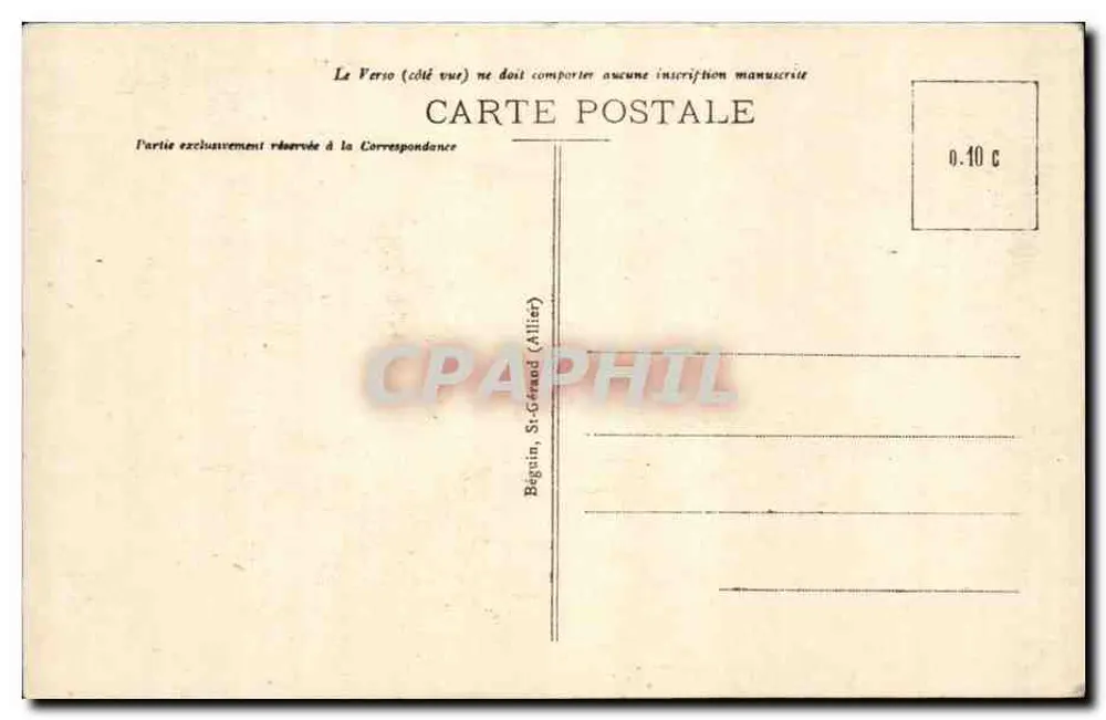 La Bourboule — Das Casino und der Charlannes-Plateau — Verlag Jabal, Nr. 3011 - Rückseite