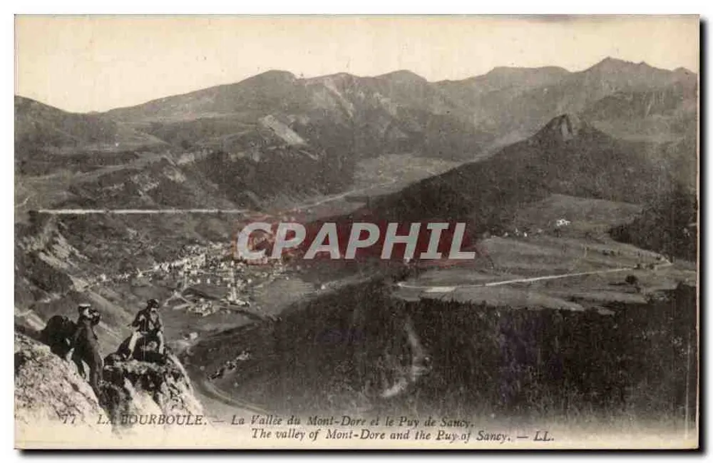 La Bourboule — Die Tal der Mont-Dore und der Puy de Sancy — LL - Vorderseite
