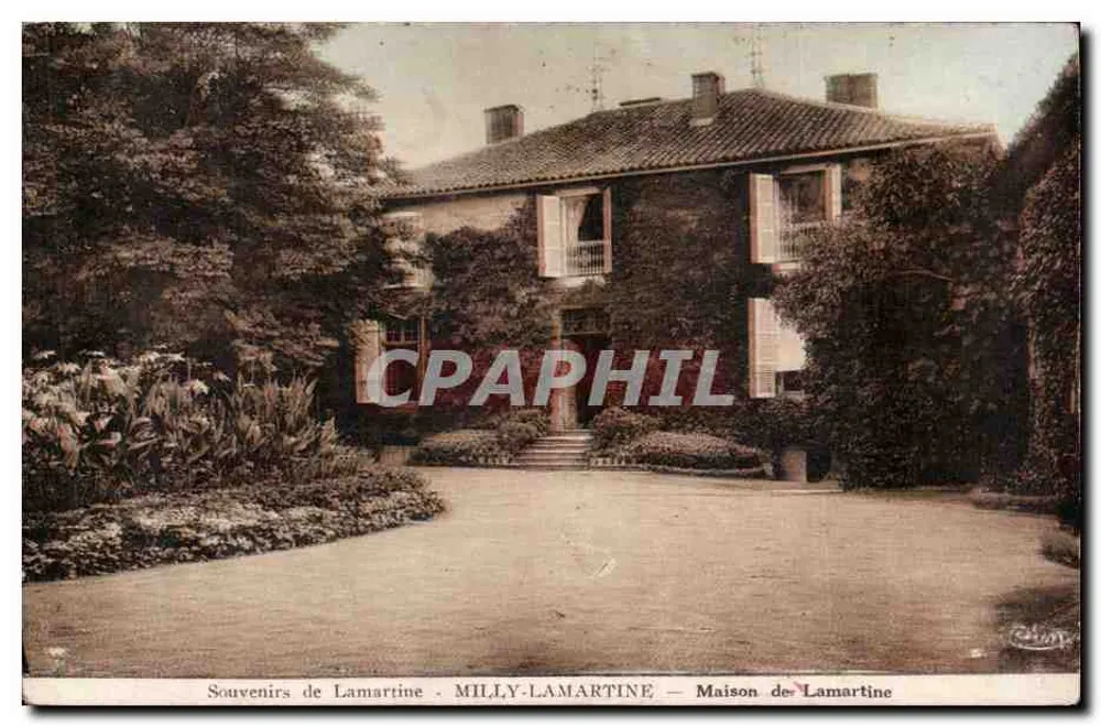 Milly-Lamartine — Casa de Lamartine — Lembranças de Lamartine - Frente