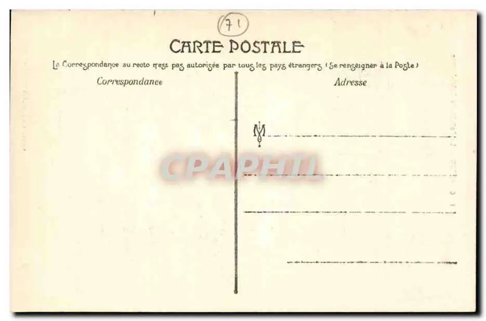 Autun — La Cattedrale di San Lazaro — Tipografia J. BOURGUIGNON - AUTUN - Verso