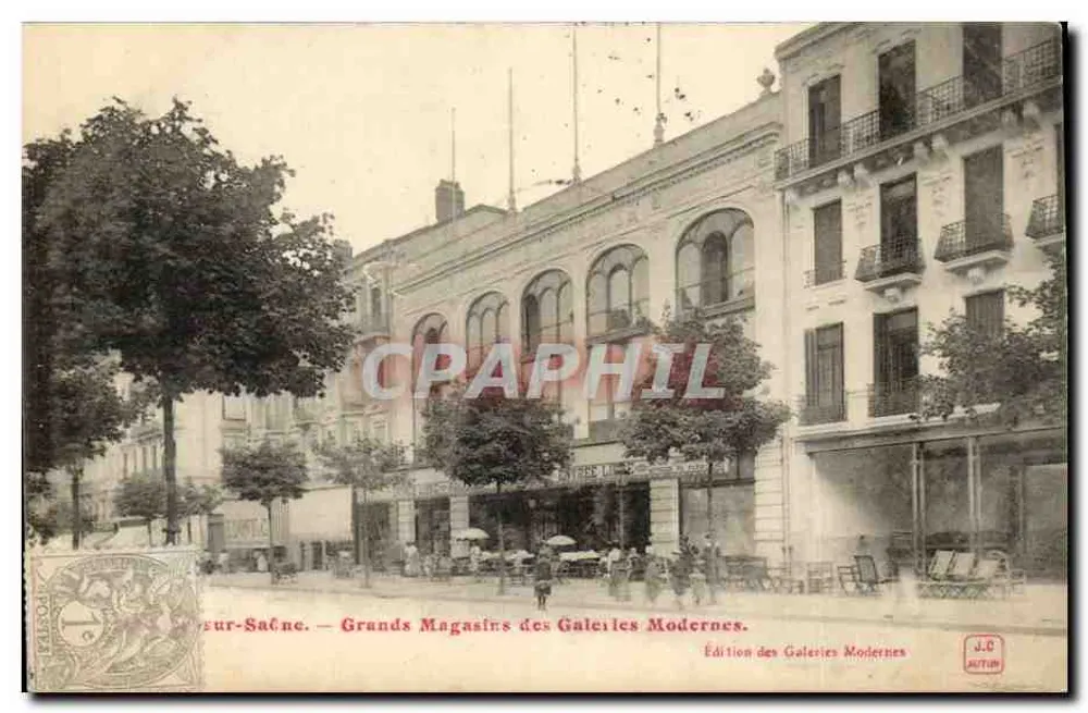 Chalon-sur-Saône — Grands Magasins des Galeries Modernes — Édition des Galeries Modernes - Vorderseite
