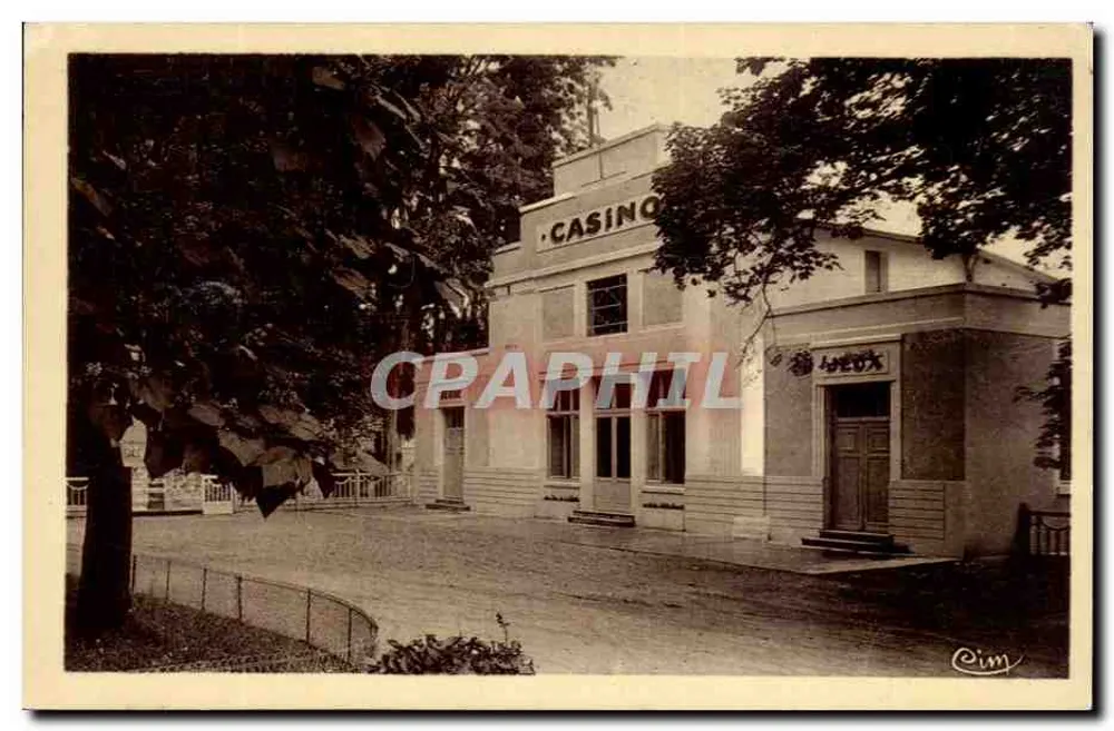 Bourbon-Lancy — Das Casino — Imprimerie Chandloux, Gombier - Vorderseite