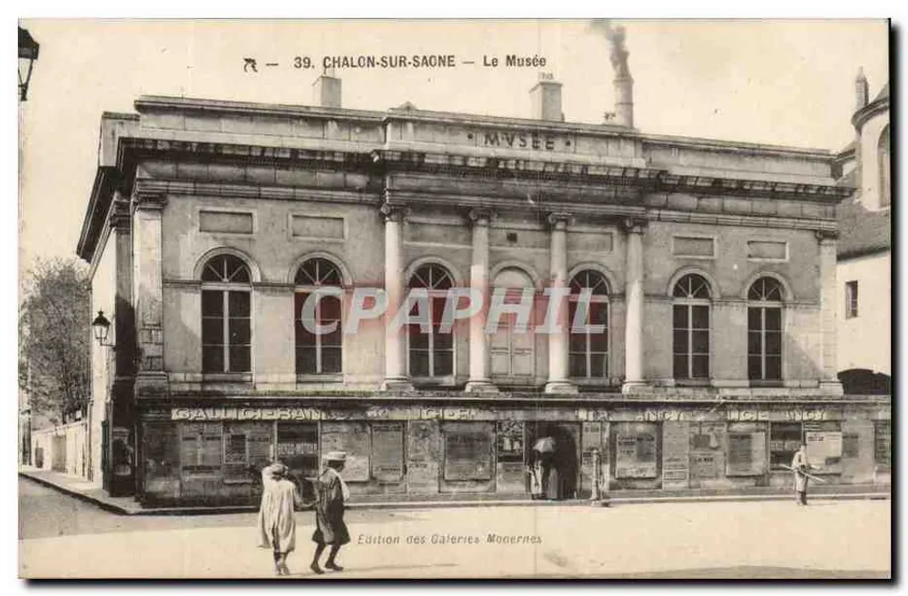 Chalon-sur-Saône — O Museu — Edição das Galerias Monernes, n°39 - Frente
