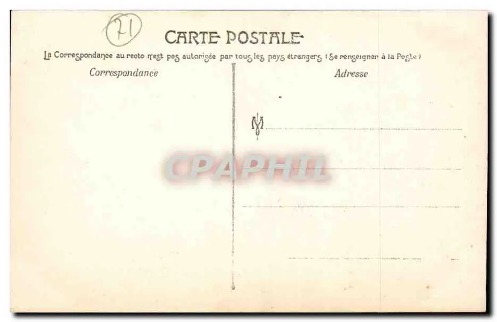 Chalon-sur-Saône — O Museu — Edição das Galerias Monernes, n°39 - Verso