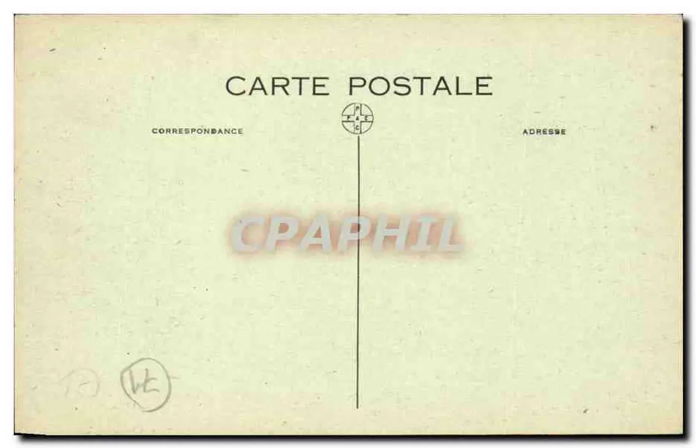 Lesmes — Villa Saint-Hubert, ehemals die Cure (ohne Pavillons) — Checha P. Godot - Rückseite