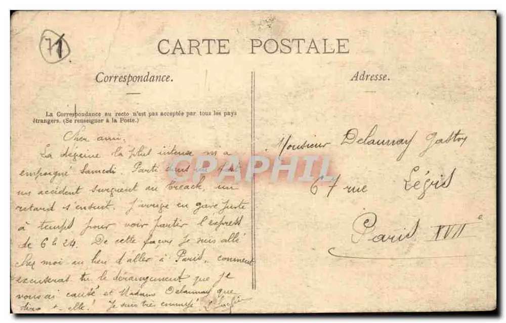 Le Creusot — Straßen von Chalon, Schulen und der Guide — Sammlung des Photo-Clubs, Ch. Martet, Verlag - Rückseite