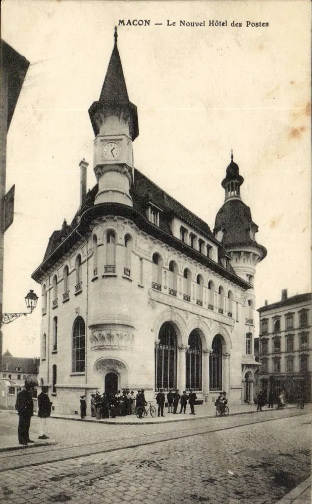 Macon — Nowy Hotel Pocztowy — Wydawca nieznany - Awers