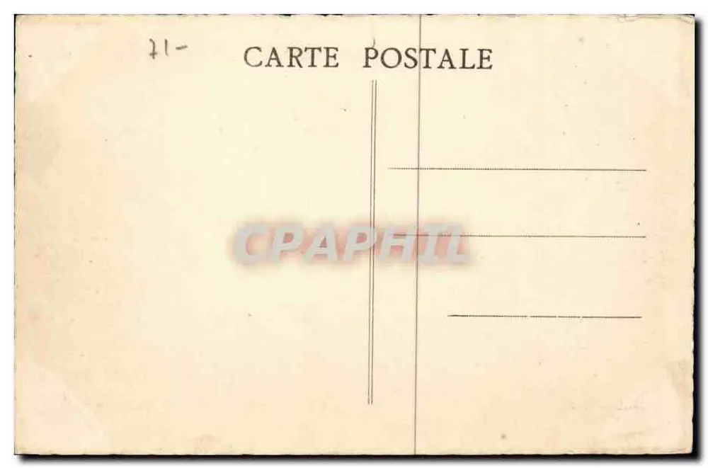 La Villeneuve — Eigentum von Herrn Emile Chapal — Phototypie Combien, Maubeuge - Rückseite
