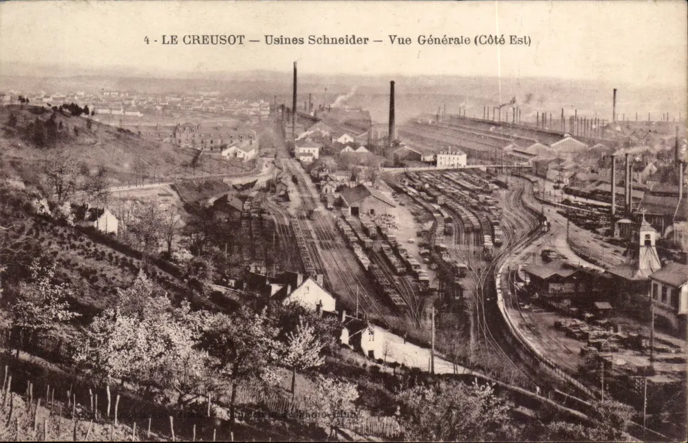 Le Creusot — Schneidereiwerke — Allgemeiner Blick (Ostseite) - Vorderseite