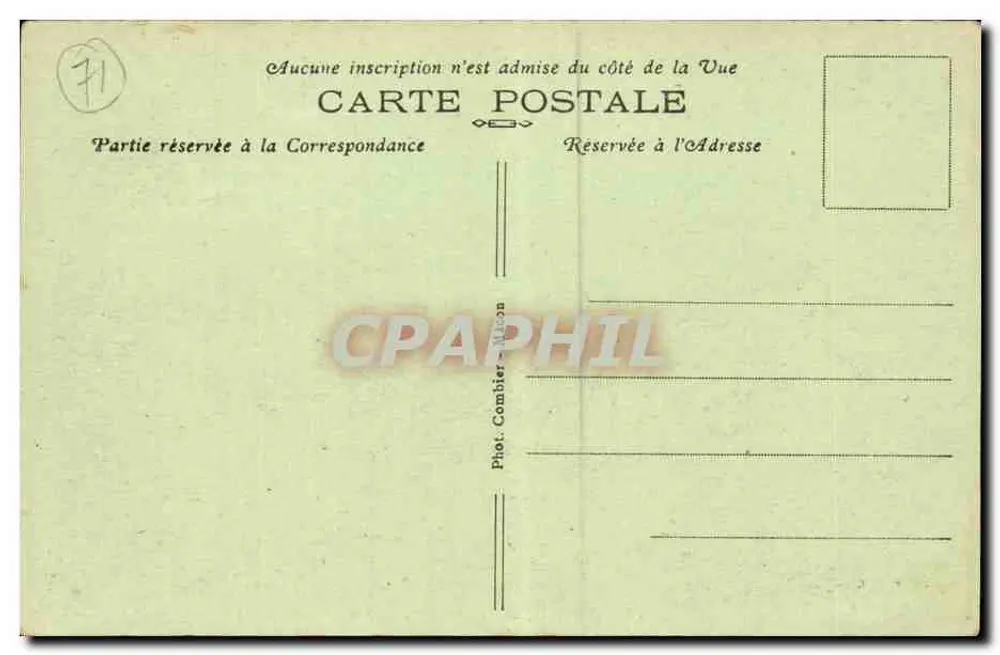 Issy-l'Évêque — Vista Geral — Barre & Cie - Verso