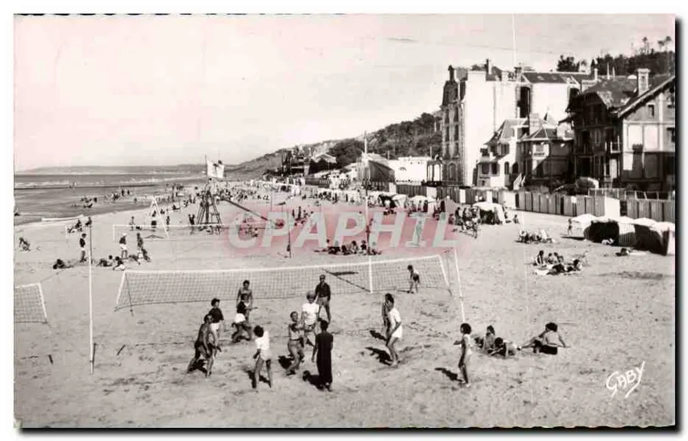 Houlgate (Calvados) — Spiele am Strand — Edition Caby - Vorderseite