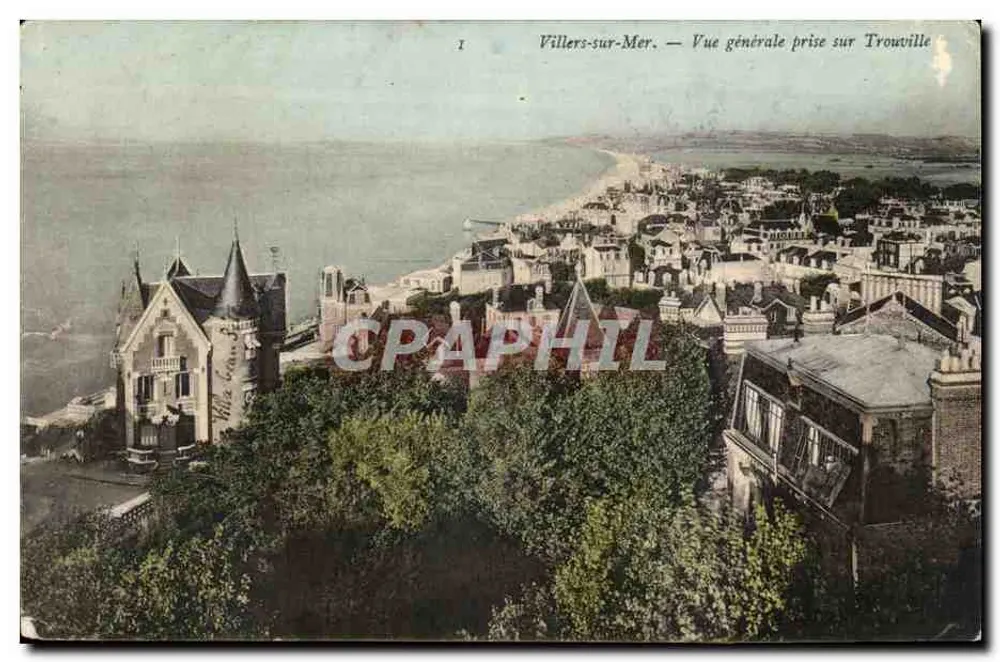 Villers-sur-Mer — Allgemeiner Blick von Trouville — CPHAPHIL - Vorderseite