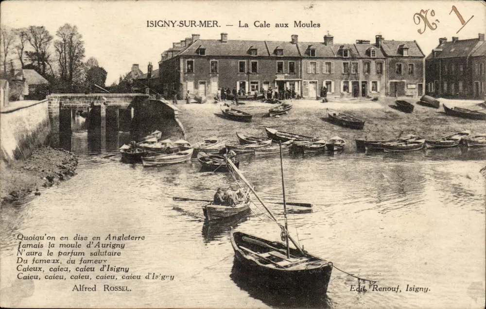 Isigny-sur-Mer — A Cale aux Moules — Alfred Rossel, Editor Renouf - Frente