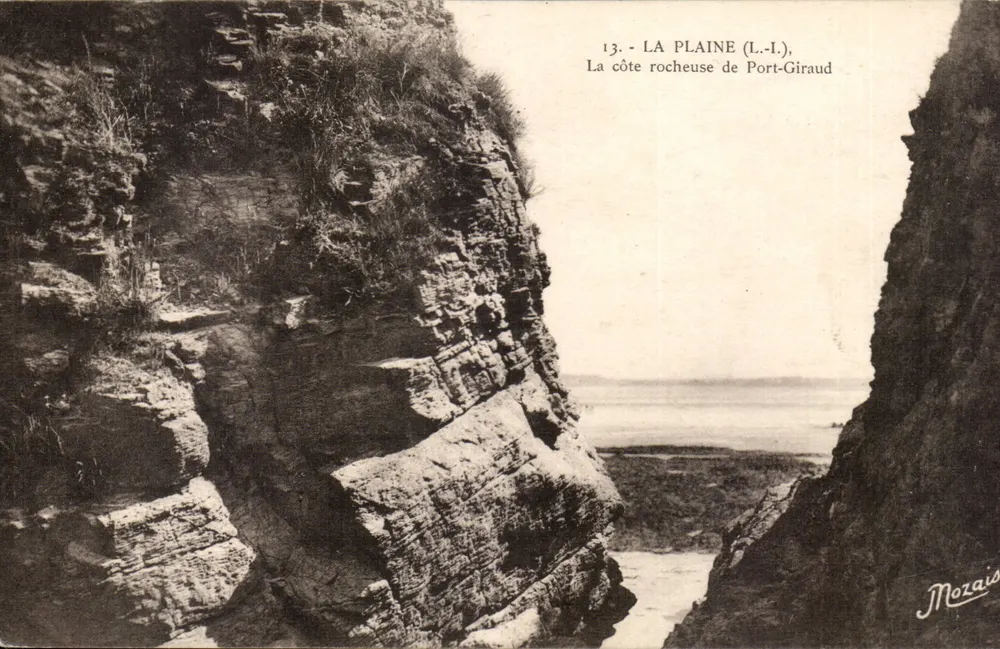 Die felsige Küste von Port-Giraud — Die Ebene (L.-I.) — Mozais - Vorderseite