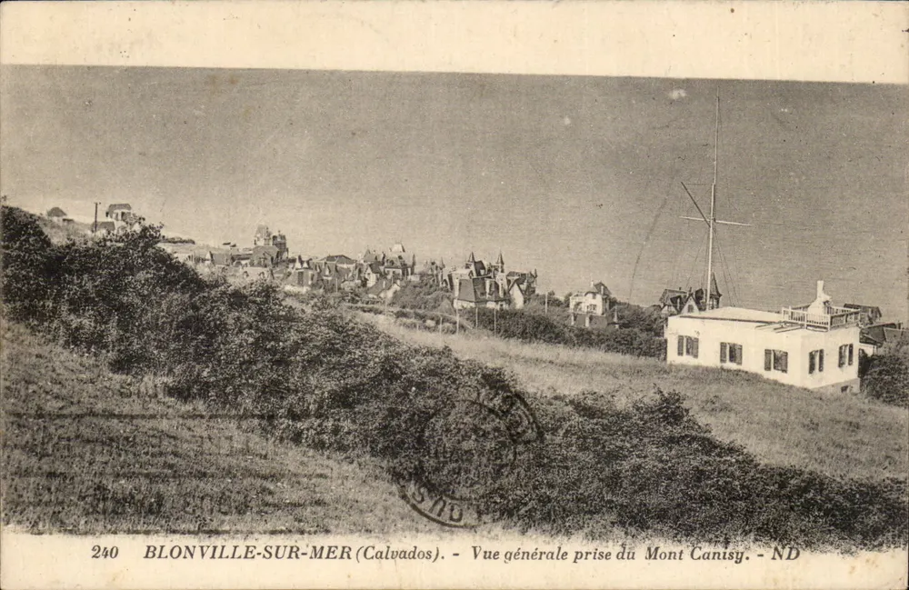Blonville-sur-Mer (Calvados) — Allgemeiner Blick vom Mont Cantisy — Nr. 240 - Vorderseite