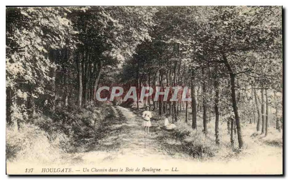 Houlgate — Ein Weg im Bois de Boulogne — LL. n° 137 - Vorderseite