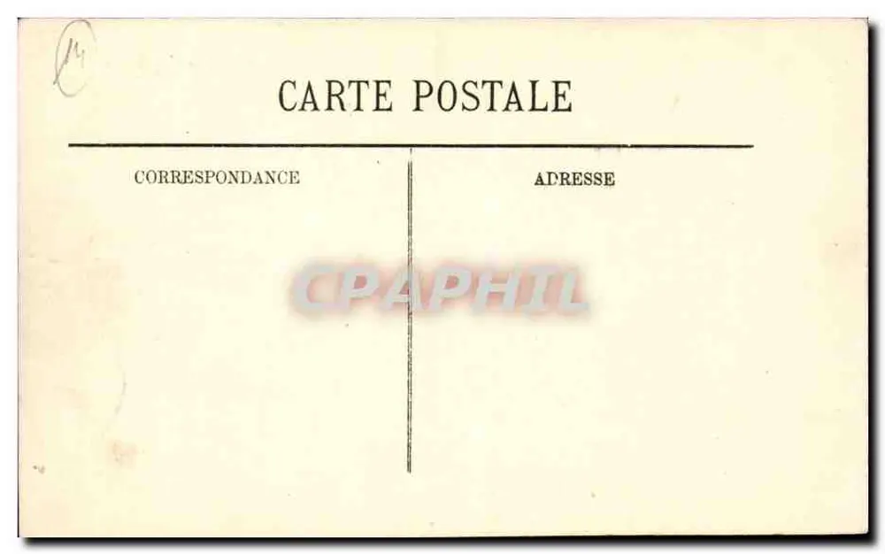 Houlgate — Ein Weg im Bois de Boulogne — LL. n° 137 - Rückseite