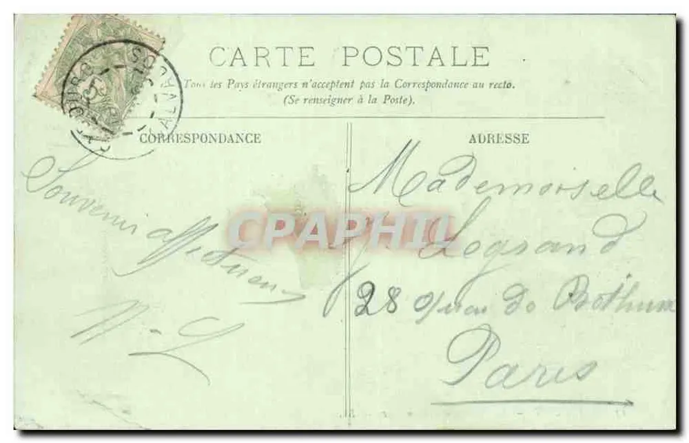 Cabourg — La Promenade de la Mer — LL. - Achterkant