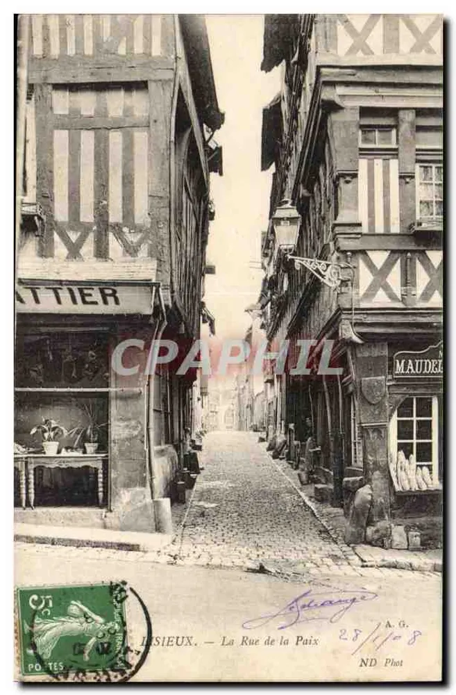 Lisieux — A Rue de la Paix — A.G. Phot - Frente