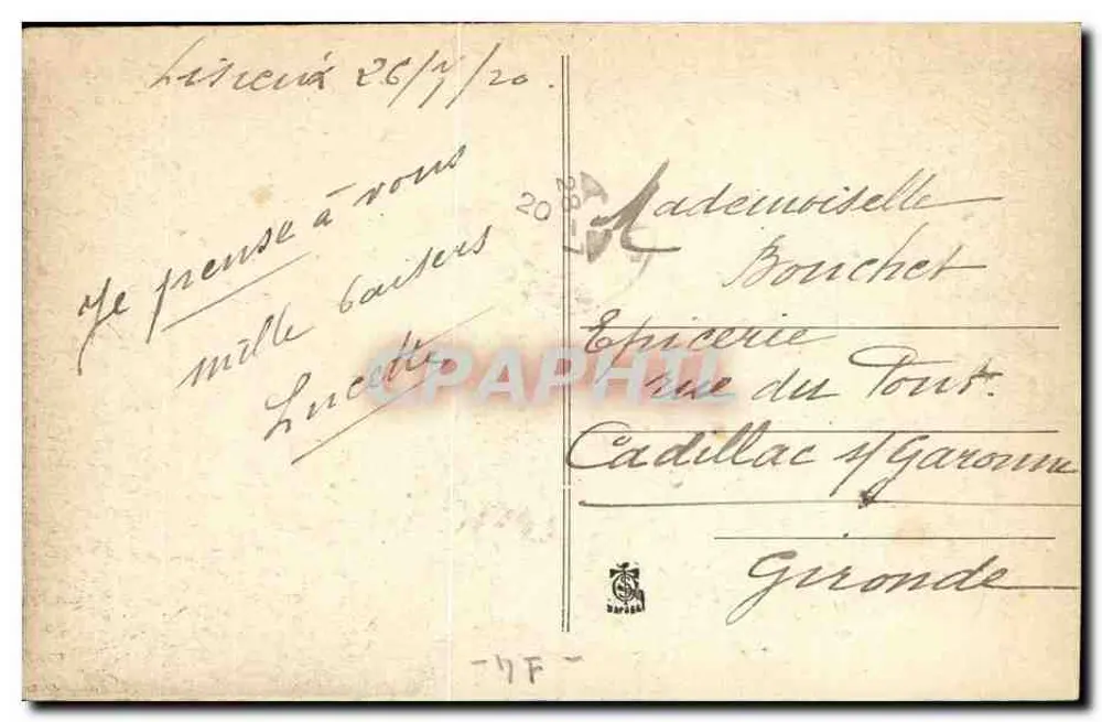 « Les Buissonnets », Lisieux — casa de campo — editor não identificado, n° 15 - Verso