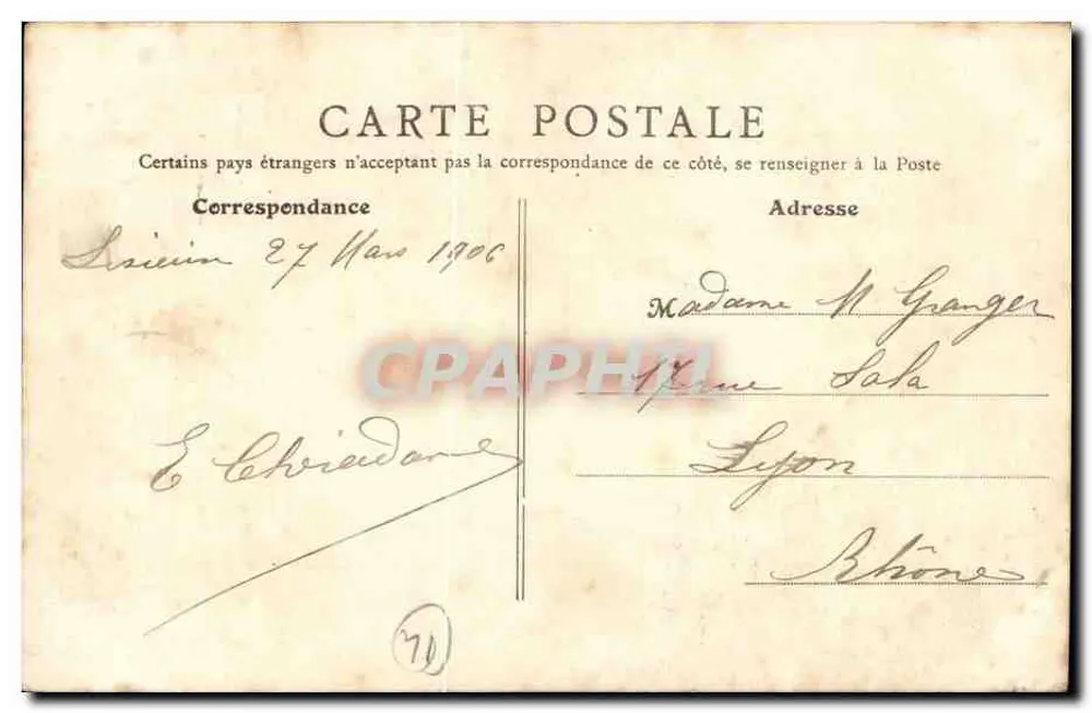Lisieux (Calvados) - Rue du Pont-Mortain — B.F., Paris, n°9 - Verso