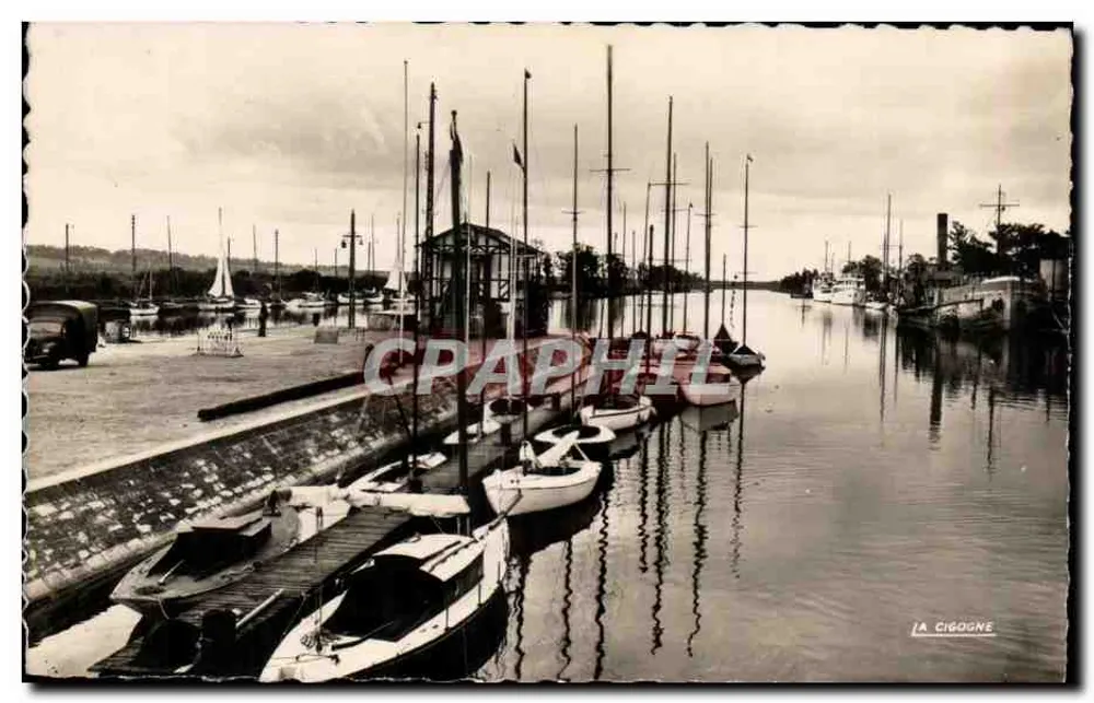 Porto di Guistreham-Riva-Bella — vista delle imbarcazioni — La Cigogne - Recto