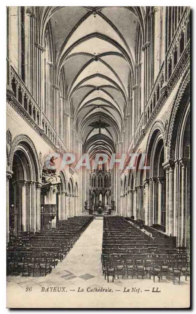 Bayeux — De Kathedraal — De Navel — LL - Voorkant
