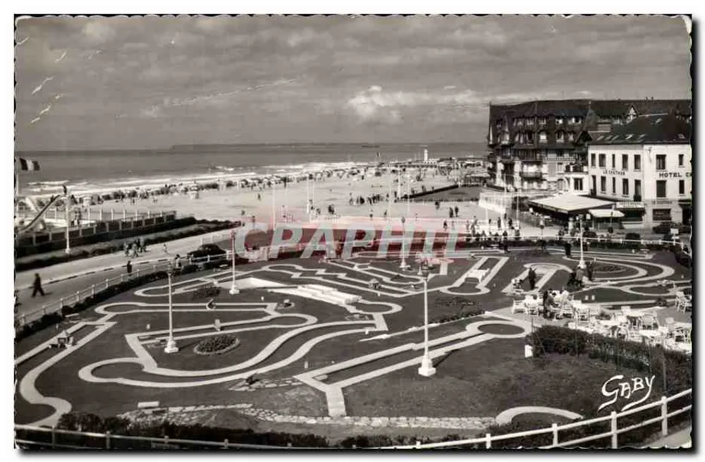 Trouville-Deauville — Der Miniatur-Golfplatz und die Strände — Gaby Editions - Vorderseite