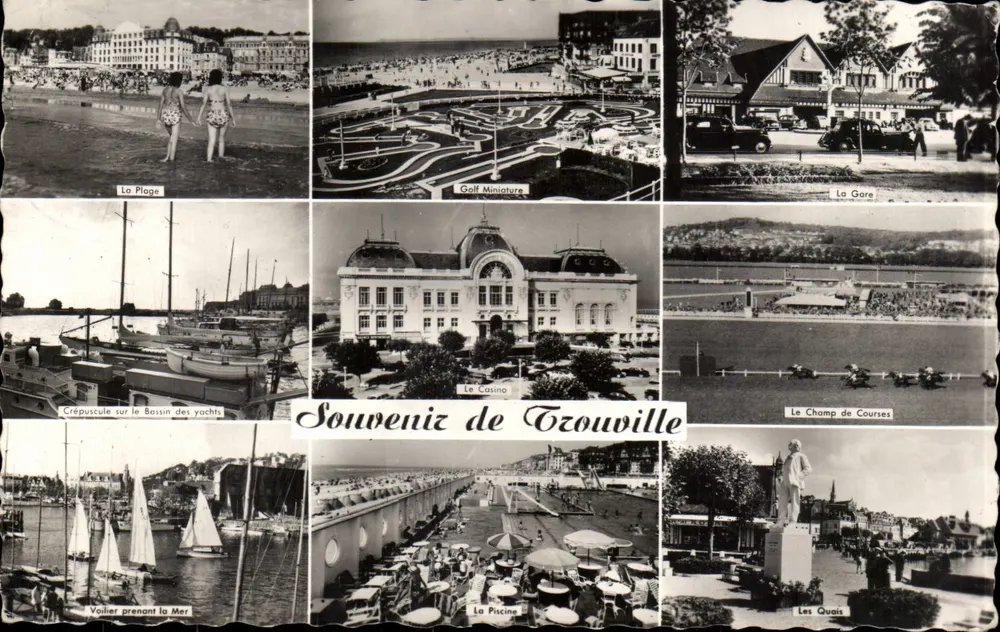 Trouville — Souvenirs de Trouville — Éditeur non identifié, n° de série non visible - Frente