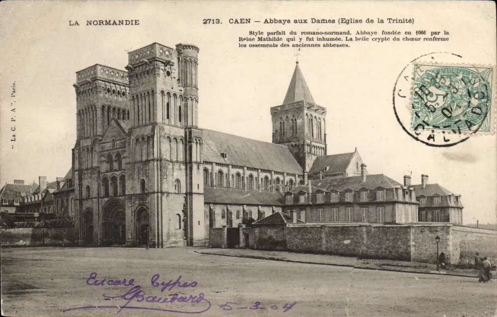 CAEN — Abbazia delle Dame (Chiesa della Trinità) — La C.P.A. Paris, n°2713 - Recto