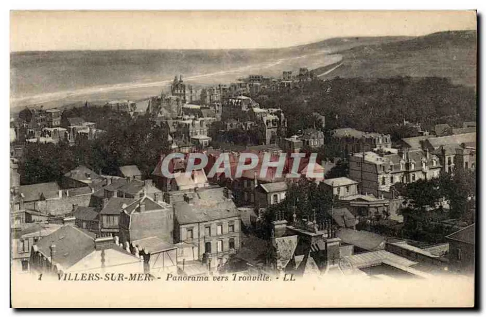 Villers-sur-Mer — Panorama nach Tronville — LL - Vorderseite