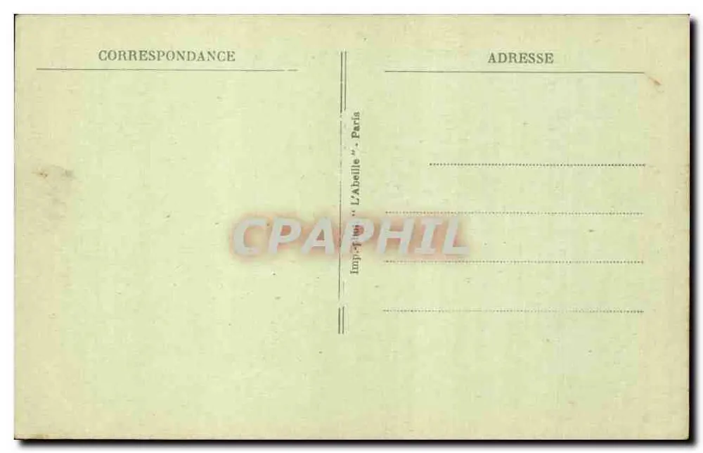 Paris - Gare du Nord et Boulevard de Denain — Imp. L'Abellie, Paris - Verso